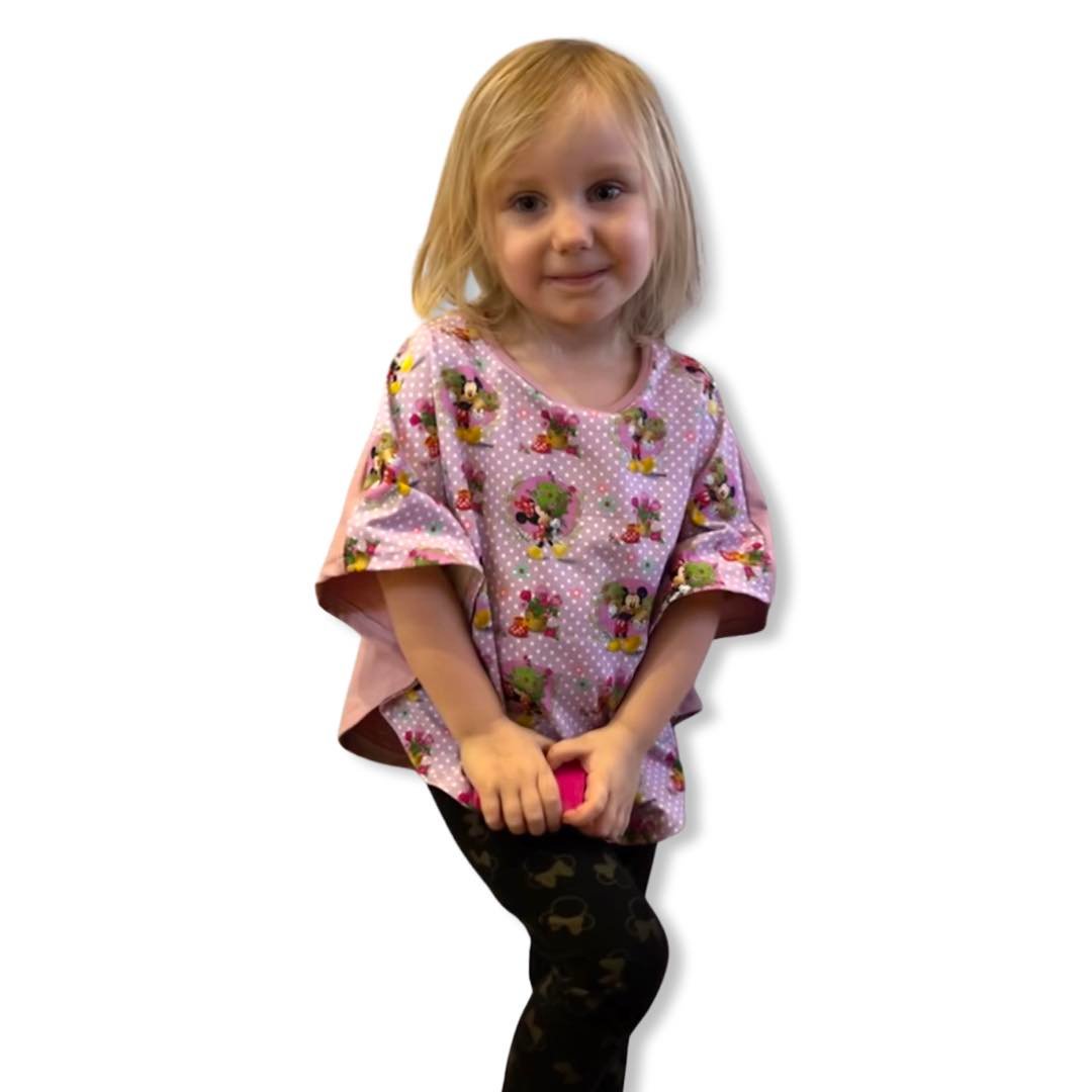 Easy Breezy Top Strl 74-170 Pappersmönster