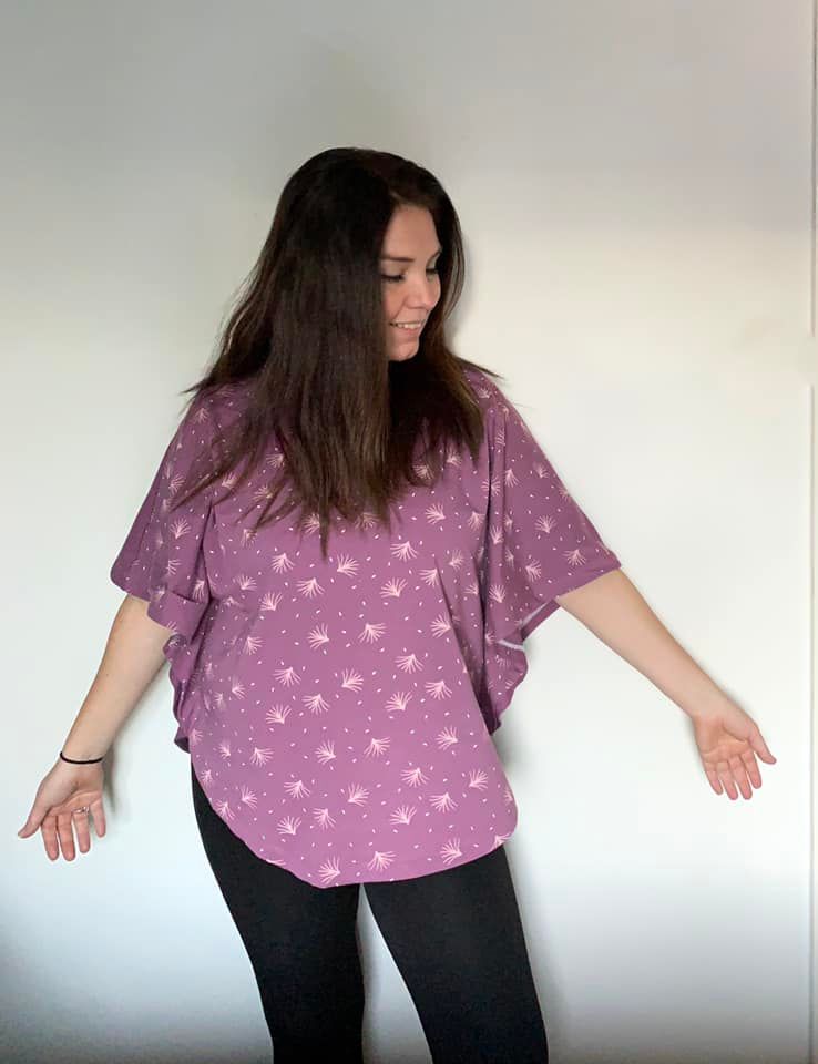Easy Breezy Top Adult Strl 34-56 PDF-Mönster
