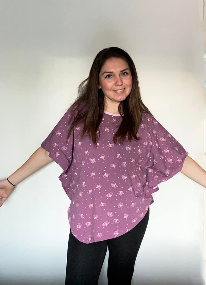 Easy Breezy Top Adult Strl 34-56 PDF-Mönster