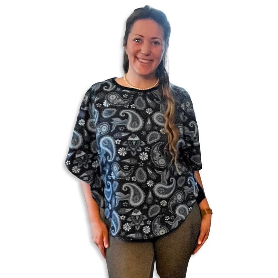 Easy Breezy Top Adult Strl 34-56 PDF-Mönster