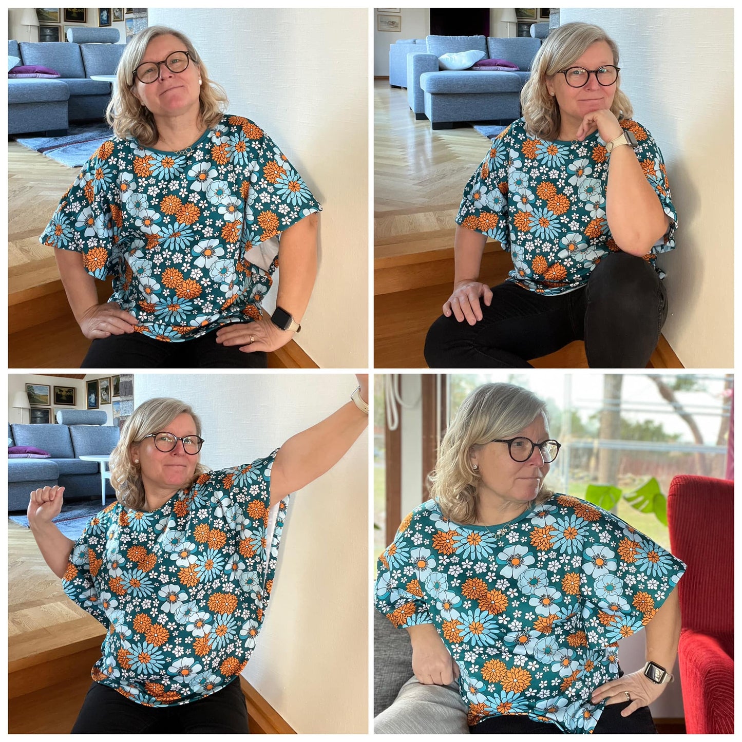 Easy Breezy Top Adult Strl 34-56 PDF-Mönster