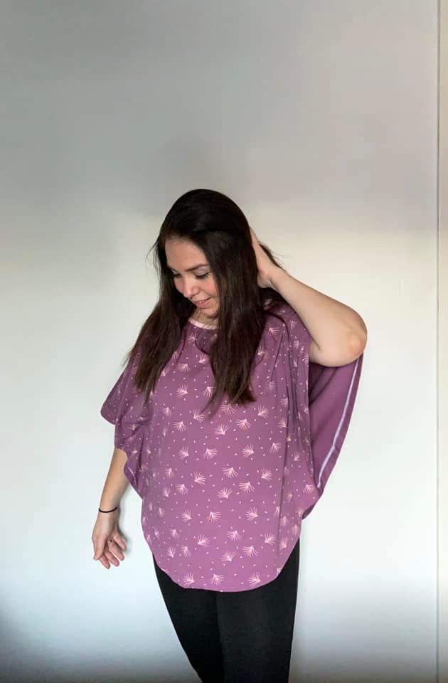 Easy Breezy Top Adult Strl 34-56 PDF-Mönster