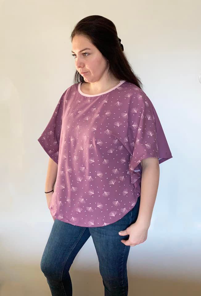 Easy Breezy Top Adult Strl 34-56 PDF-Mönster