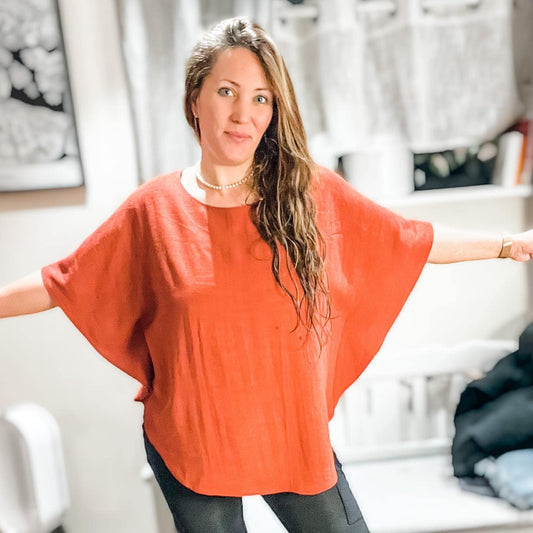 Easy Breezy Top Adult Strl 34-56 PDF-Mönster