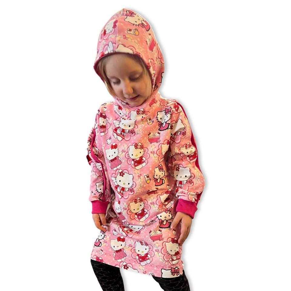 Fab Fringe Dress Strl 68-170 PDF-mönster