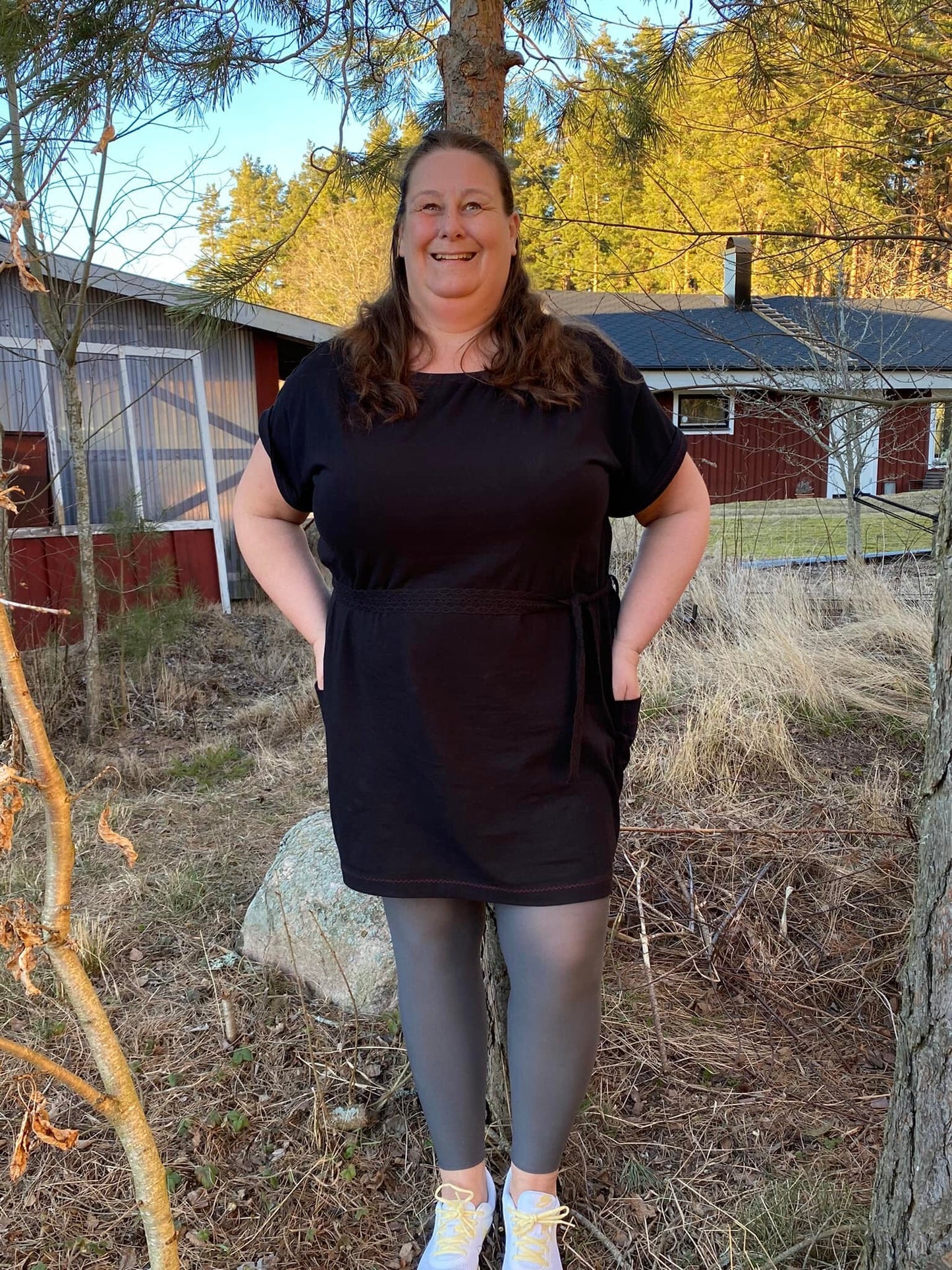 Umbrella Drink Dress Strl 34-56 Pappersmönster