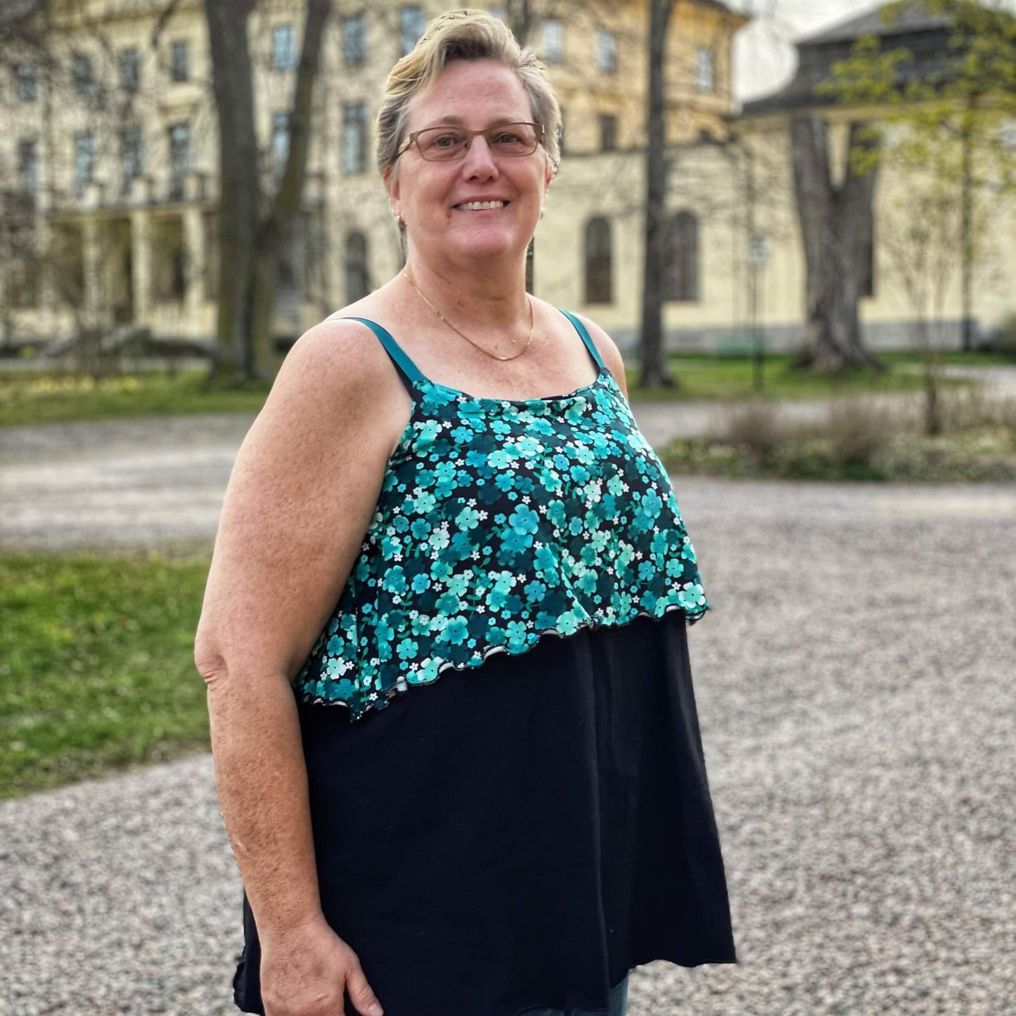 Romance Top Strl 34-56 PDF-mönster