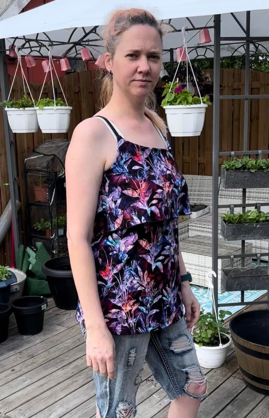 Romance Top Strl 34-56 Pappersmönster