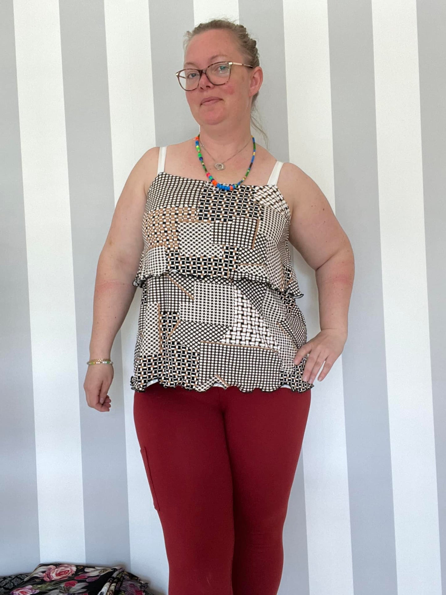 Romance Top Strl 34-56 Pappersmönster