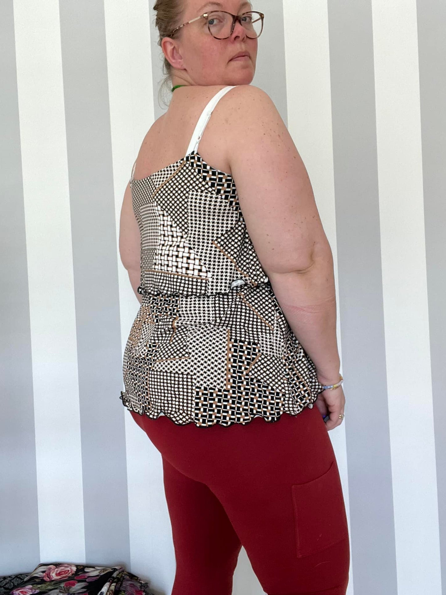 Romance Top Strl 34-56 Pappersmönster