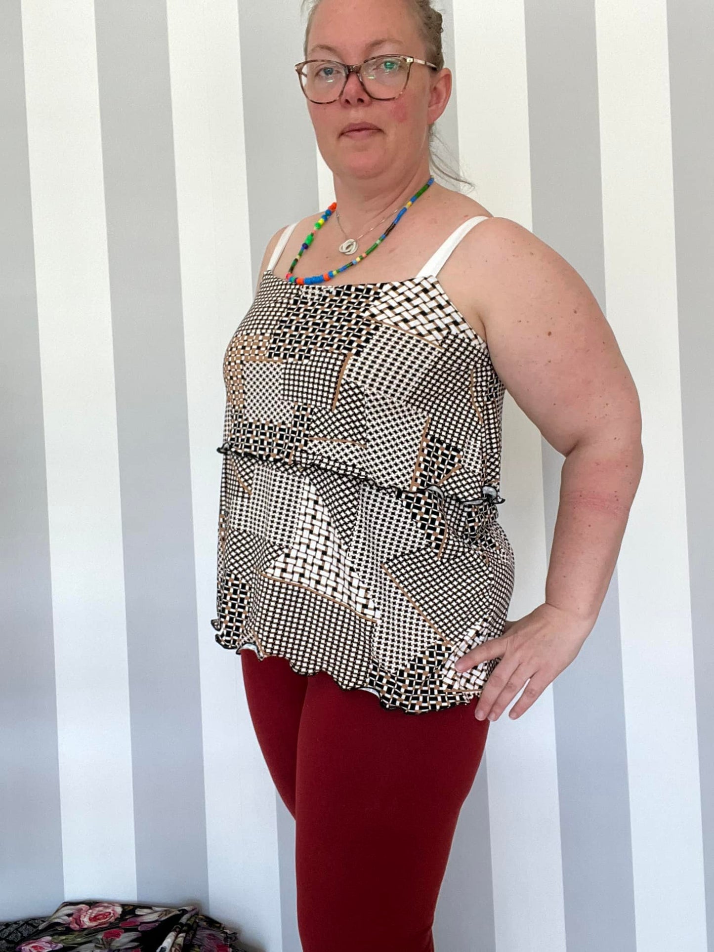 Romance Top Strl 34-56 Pappersmönster