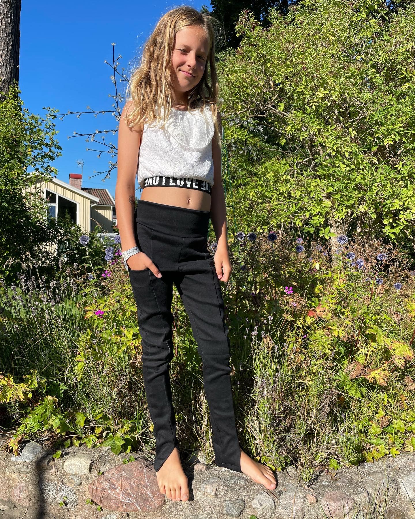 Origami Trousers Youth Strl 86-164 PDF-mönster