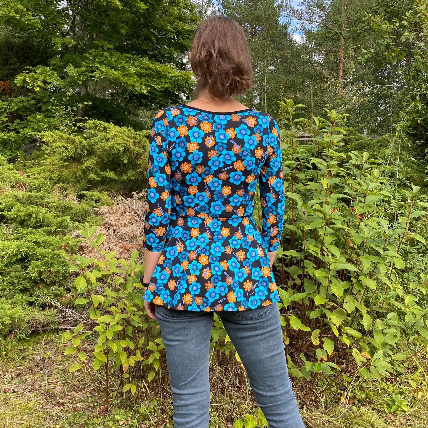 Blueberry Pie Dress Strl 34-56 PDF-mönster