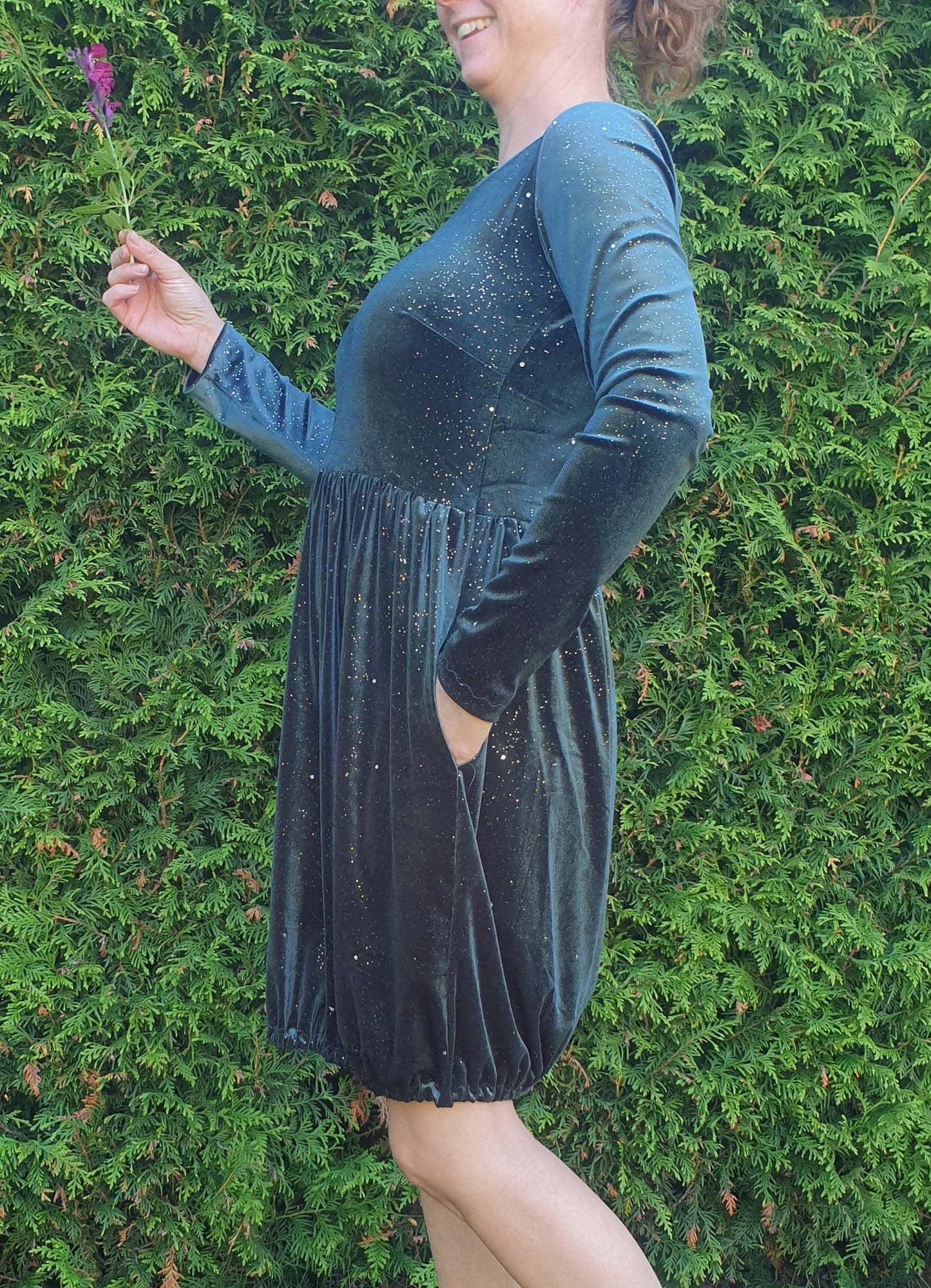 Blueberry Pie Dress Strl 34-56 PDF-mönster