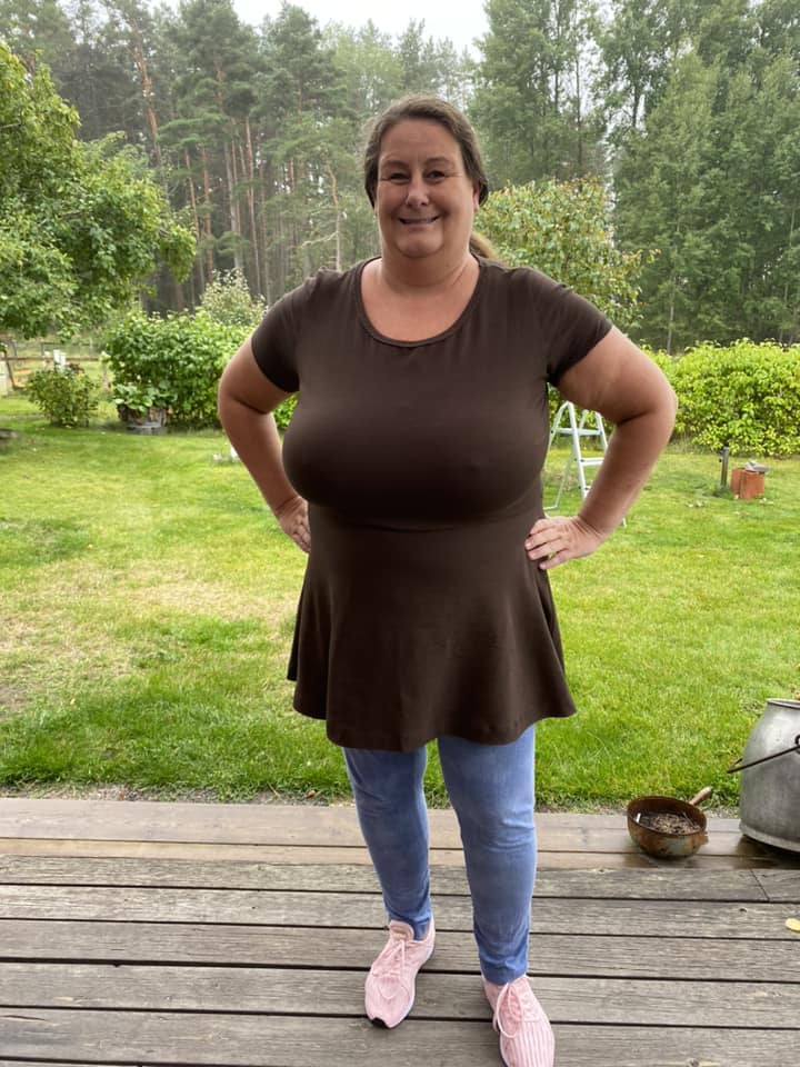 Blueberry Pie Dress Strl 34-56 PDF-mönster