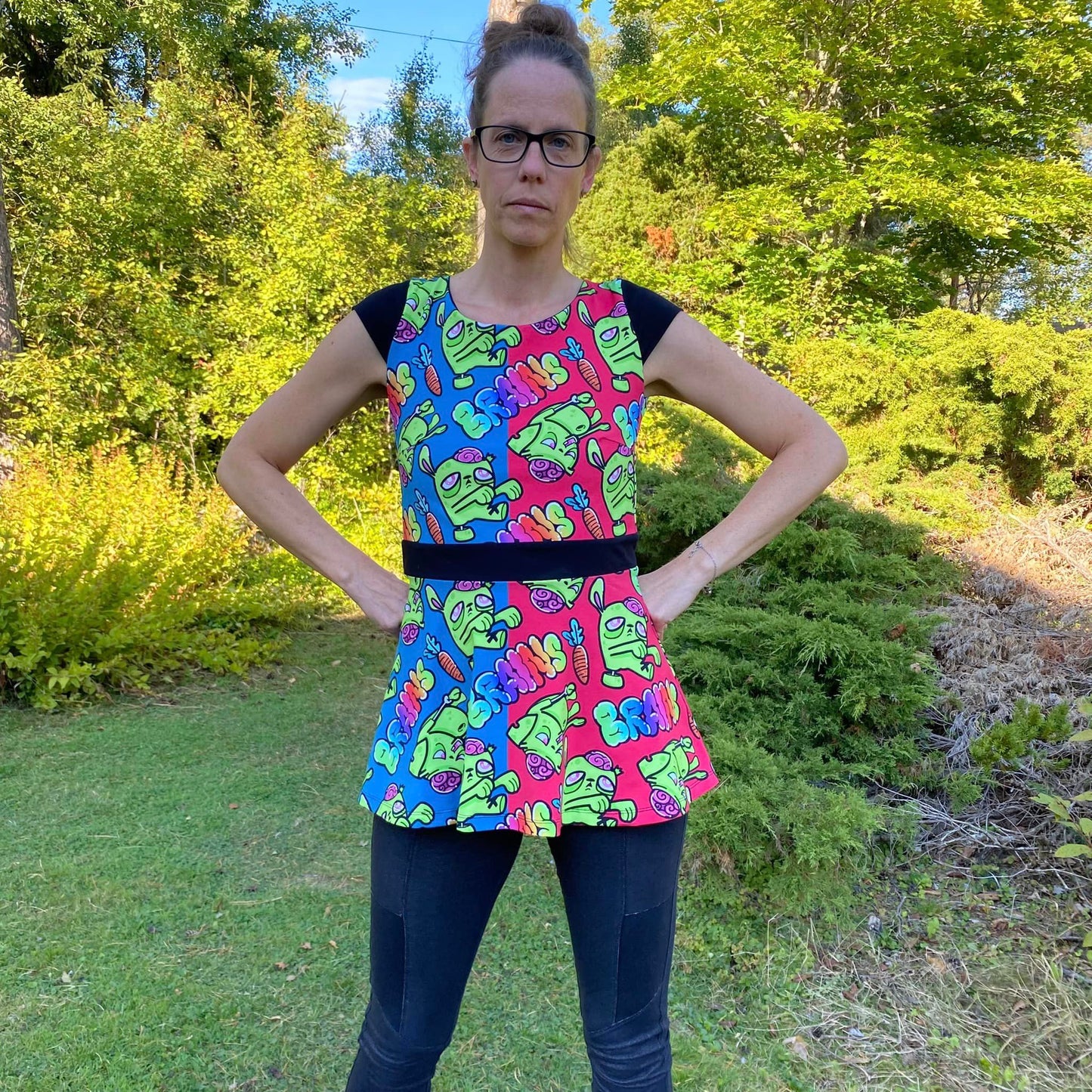 Blueberry Pie Dress Strl 34-56 PDF-mönster