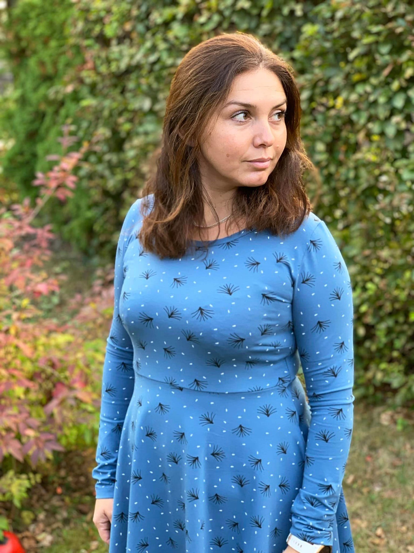 Blueberry Pie Dress Strl 34-56 Pappersmönster