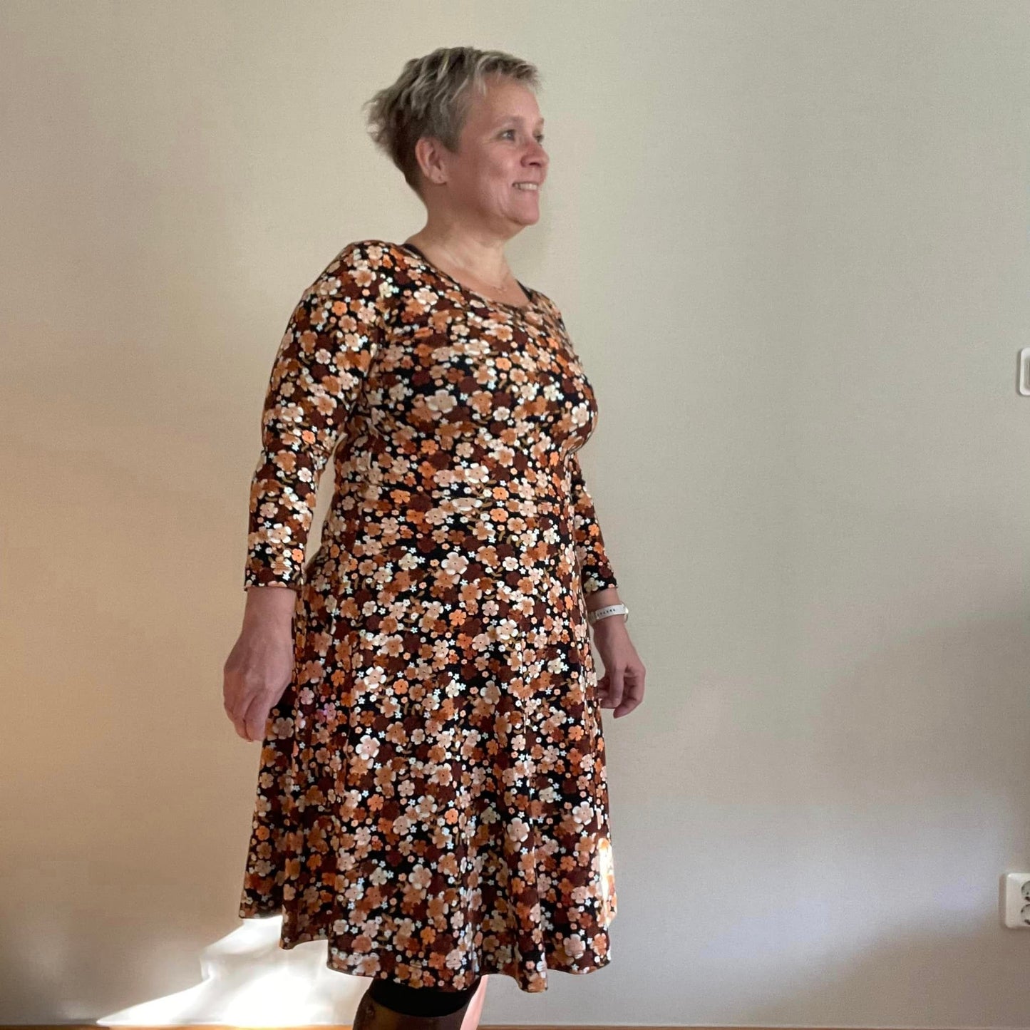 Blueberry Pie Dress Strl 34-56 PDF-mönster