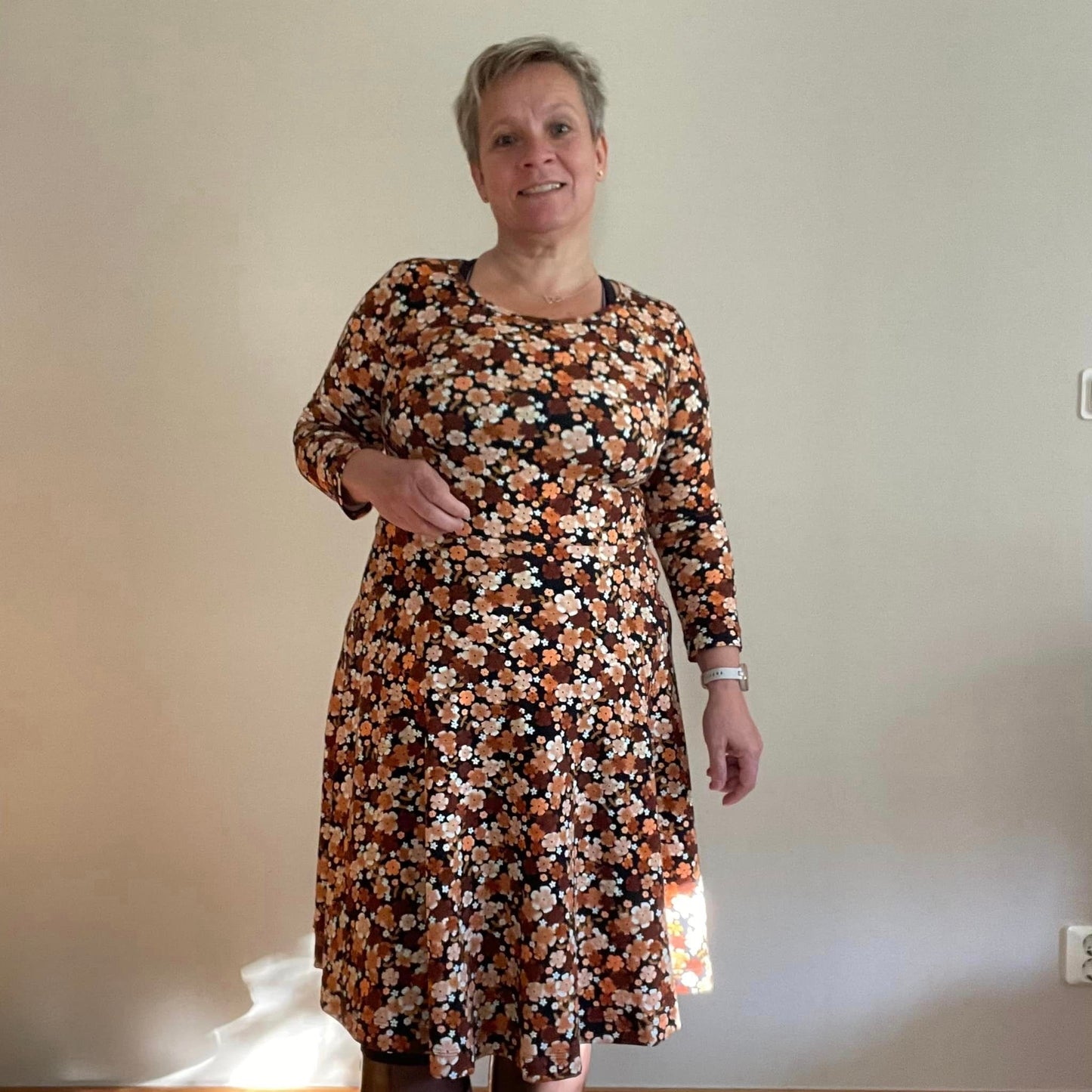 Blueberry Pie Dress Strl 34-56 PDF-mönster