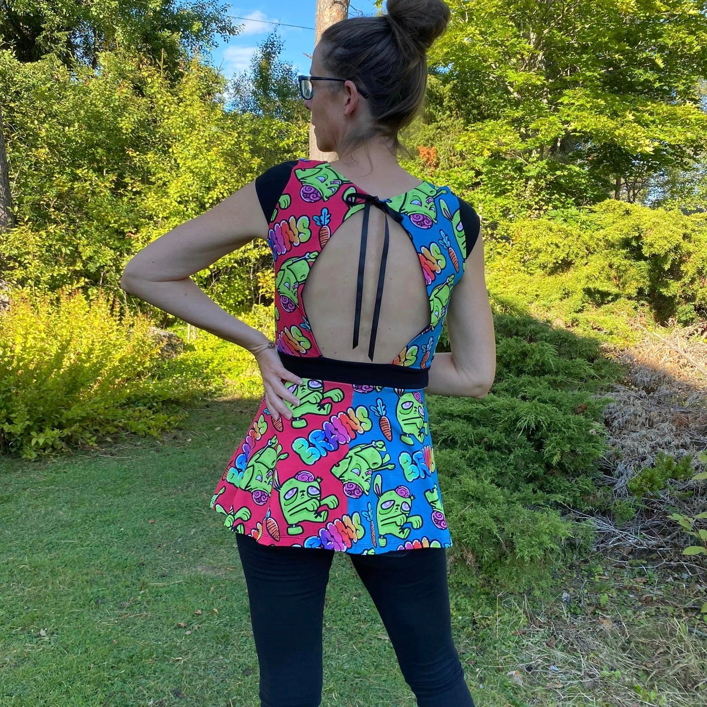 Blueberry Pie Dress Strl 34-56 PDF-mönster