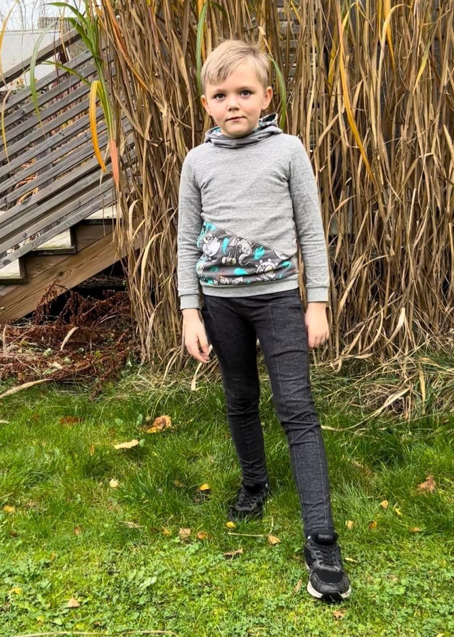 Origami Trousers Youth Strl 86-164 PDF-mönster