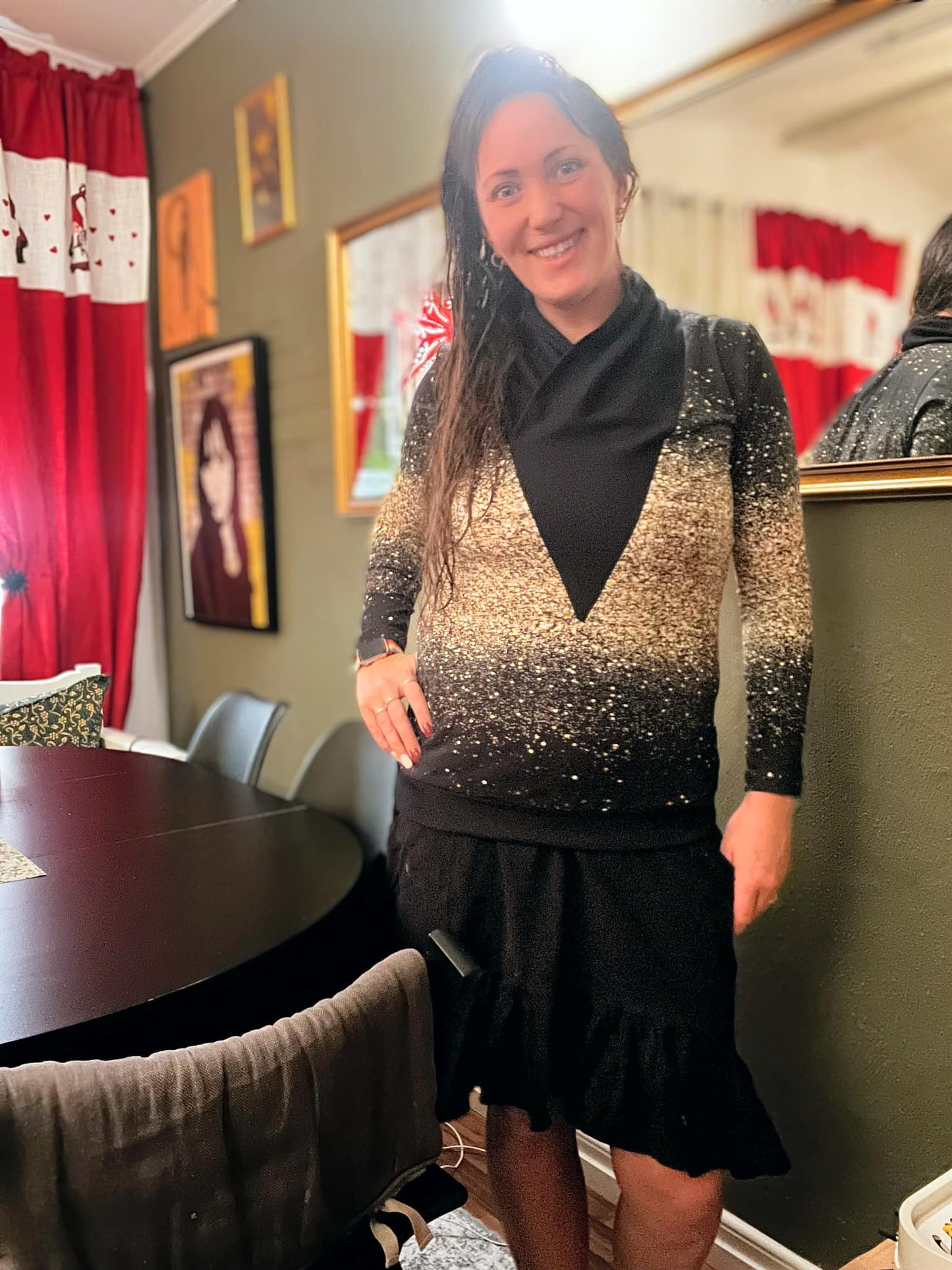 Snob Sweater Dress Strl 34-56 Pappersmönster