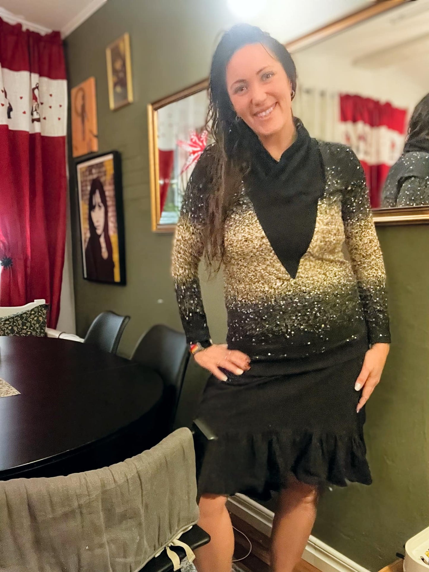 Snob Sweater Dress Strl 34-56 Pappersmönster