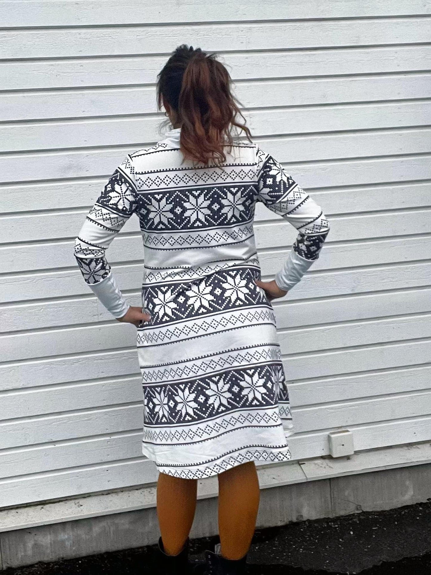 Snob Sweater Dress Strl 34-56 Pappersmönster
