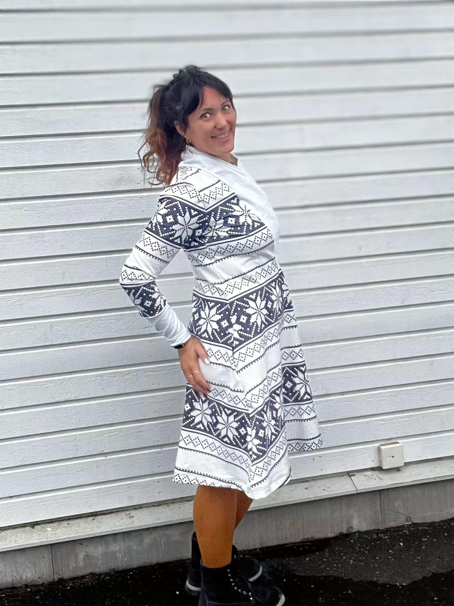 Snob Sweater Dress Strl 34-56 Pappersmönster
