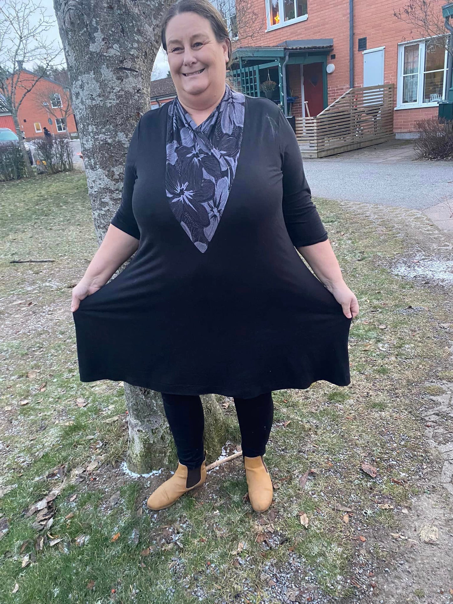 Snob Sweater Dress Strl 34-56 Pappersmönster