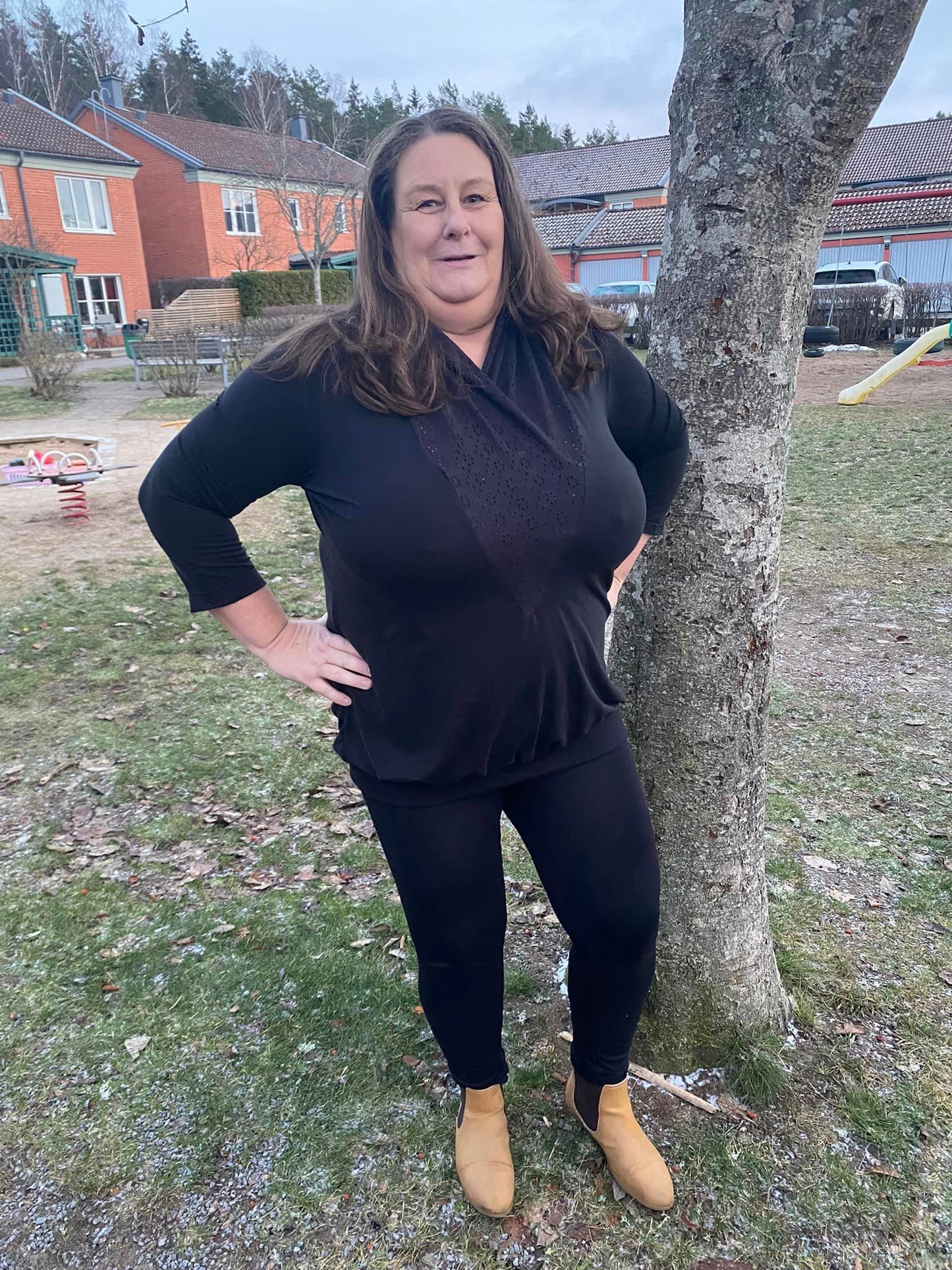 Snob Sweater Dress Strl 34-56 Pappersmönster