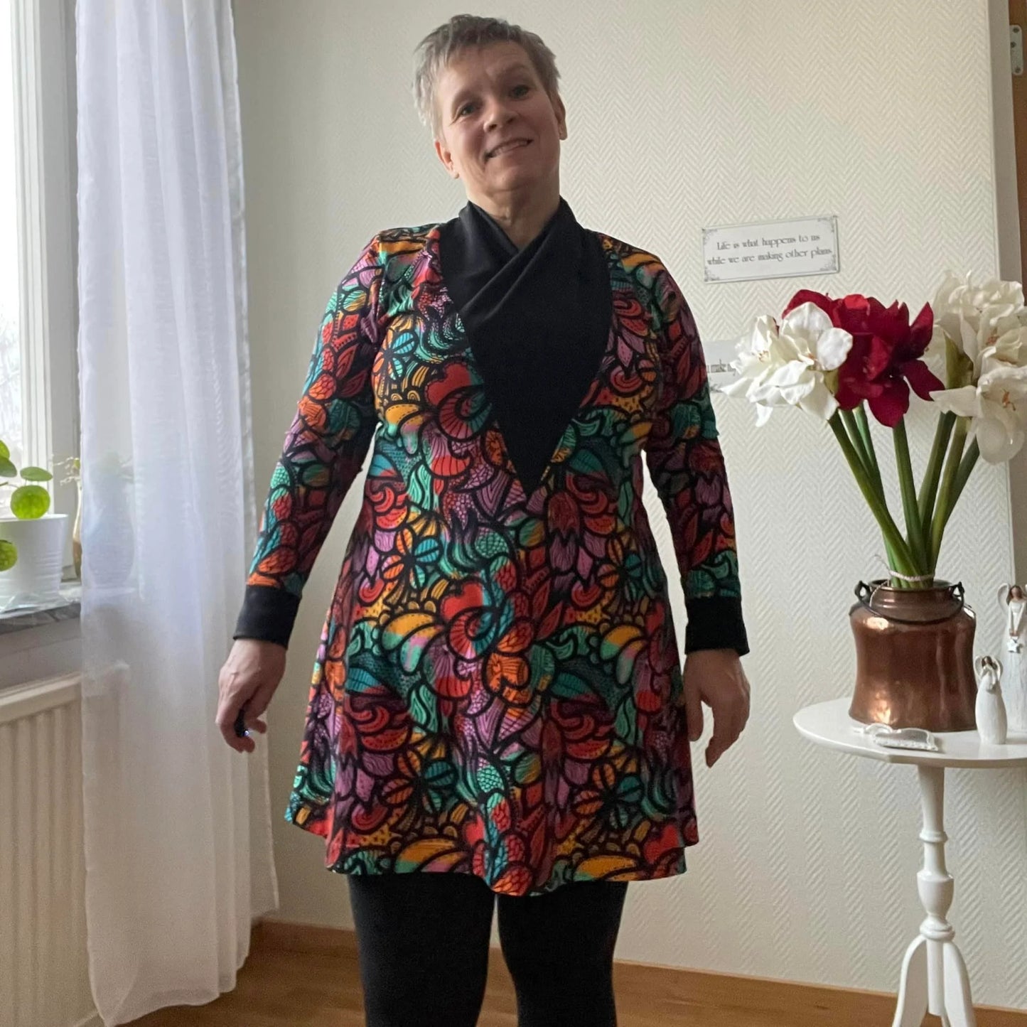 Snob Sweater Dress Strl 34-56 Pappersmönster