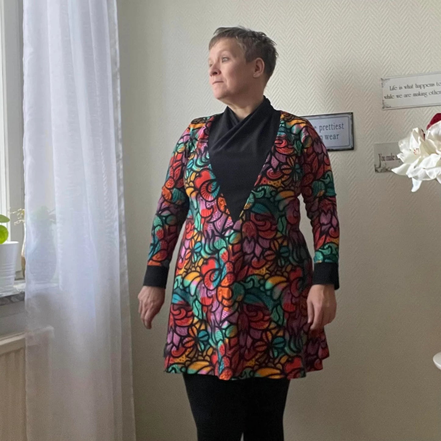 Snob Sweater Dress Strl 34-56 Pappersmönster