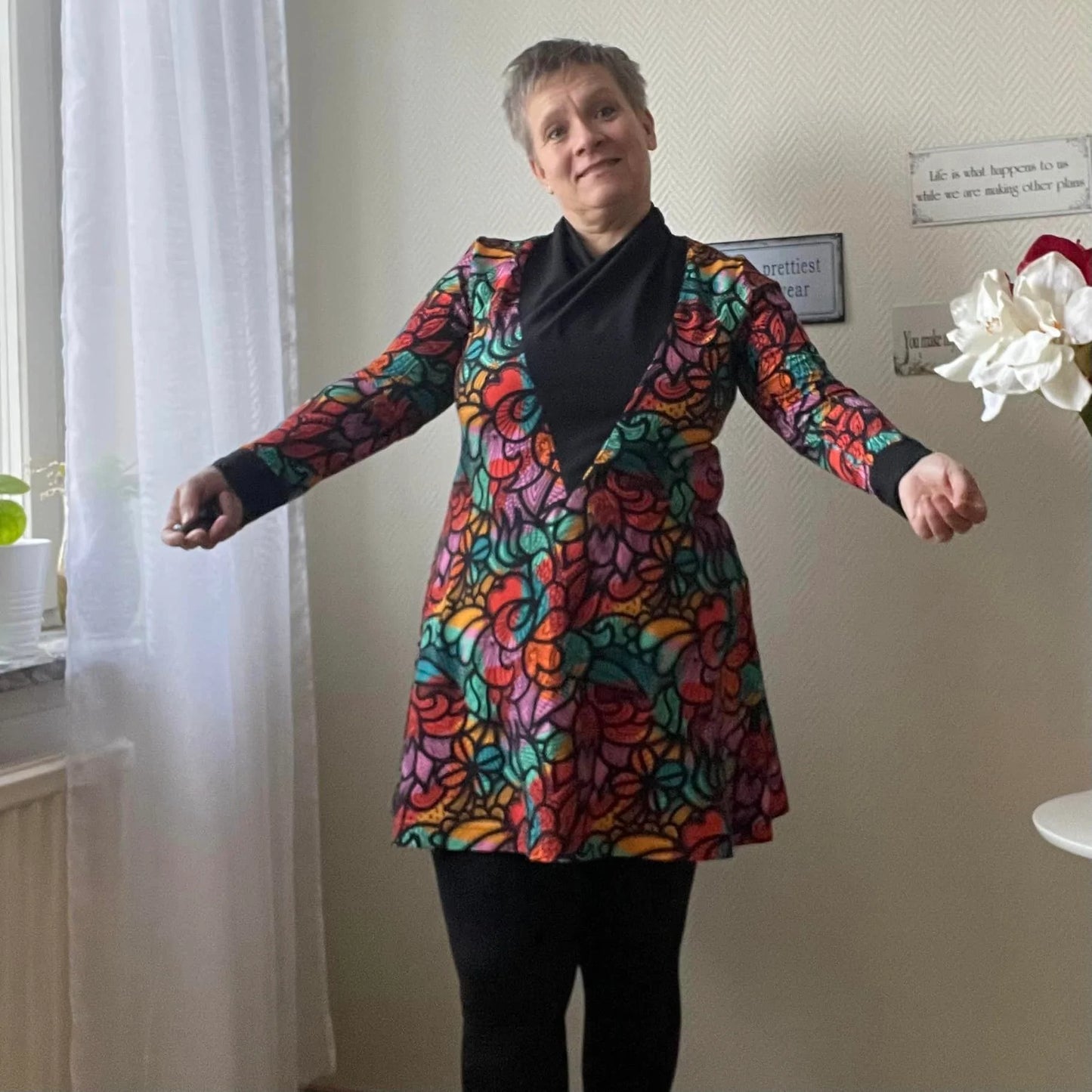 Snob Sweater Dress Strl 34-56 Pappersmönster