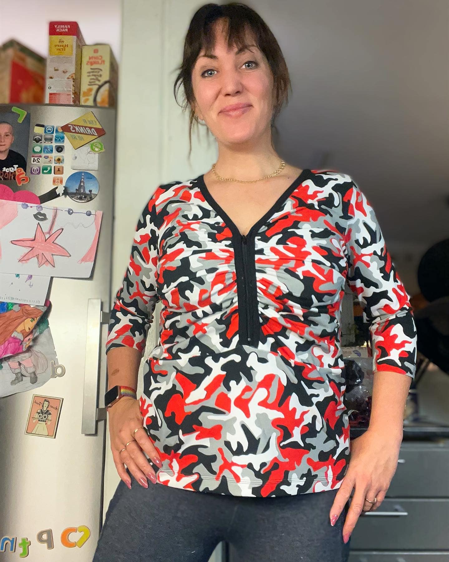 Zip it Up Strl 34-56 Pappersmönster