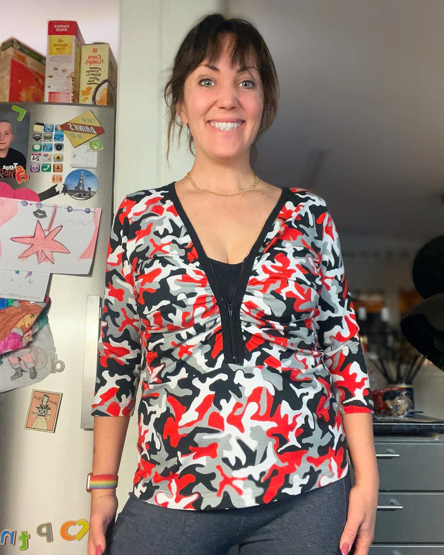 Zip it Up Strl 34-56 Pappersmönster