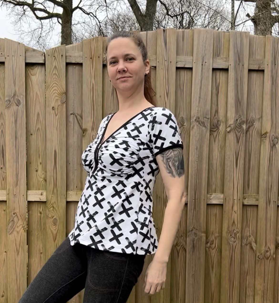 Zip it Up Strl 34-56 Pappersmönster