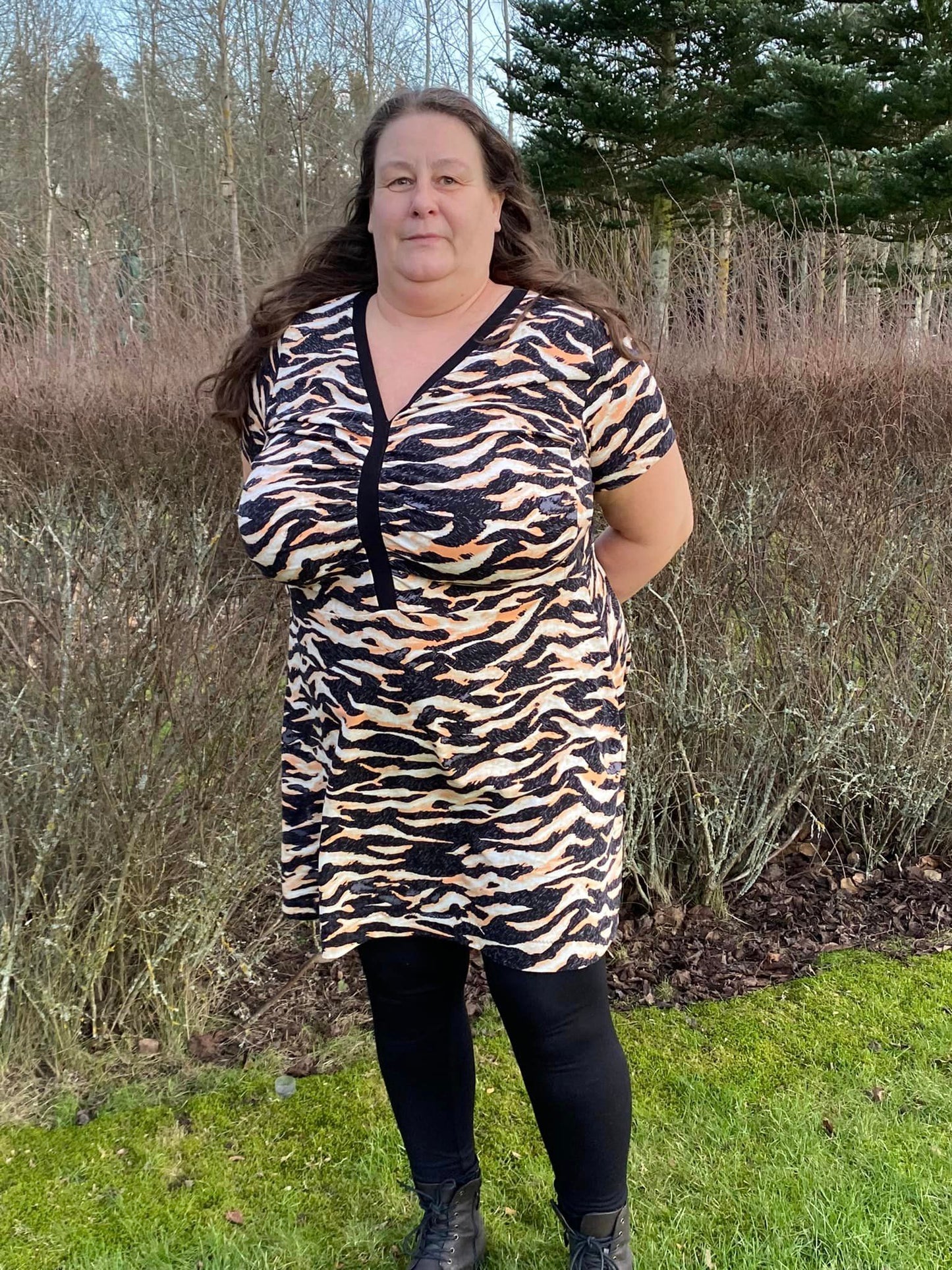 Zip it Up Strl 34-56 Pappersmönster