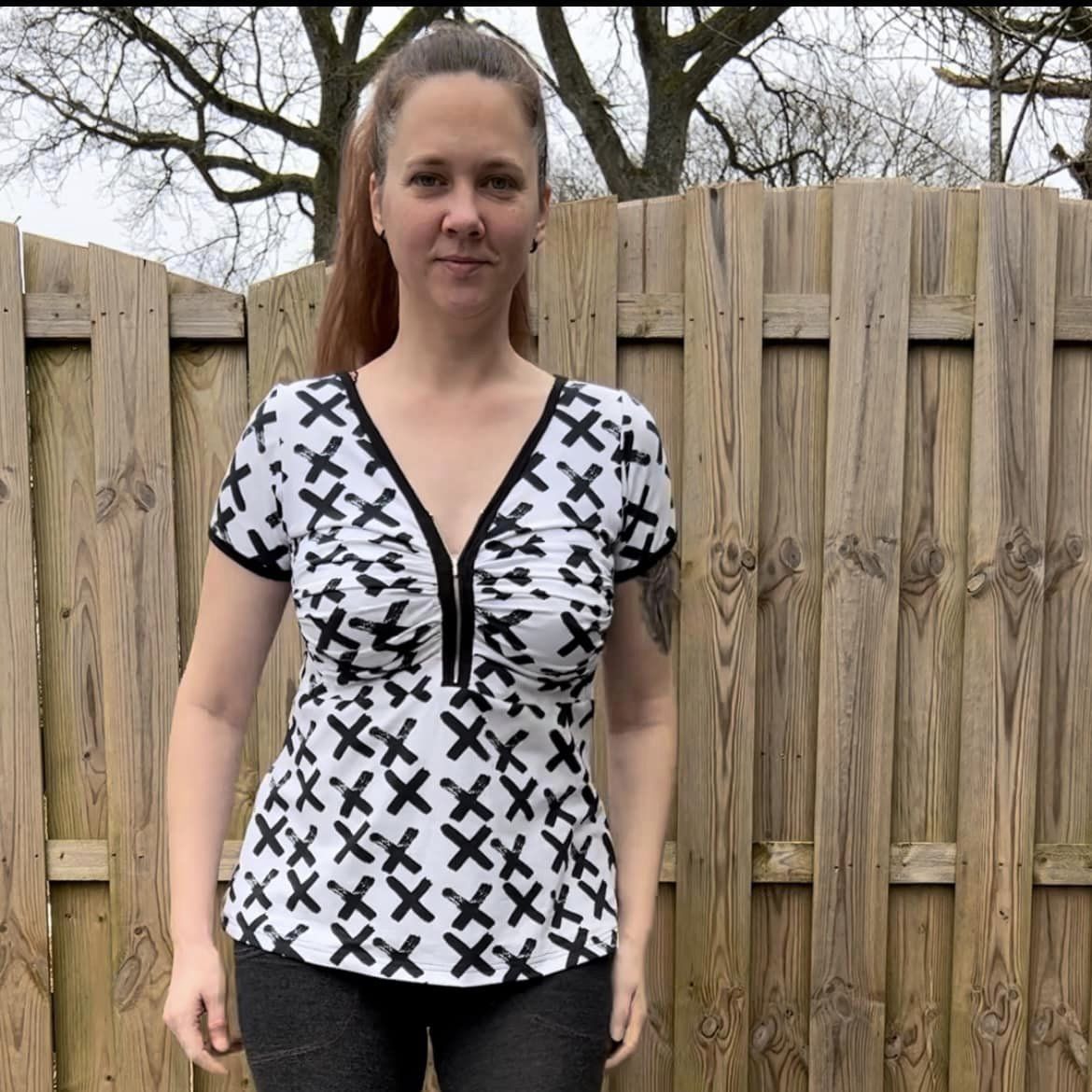 Zip it Up Strl 34-56 Pappersmönster