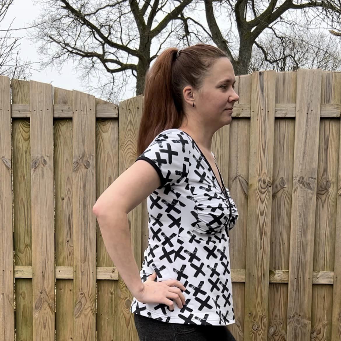 Zip it Up Strl 34-56 Pappersmönster