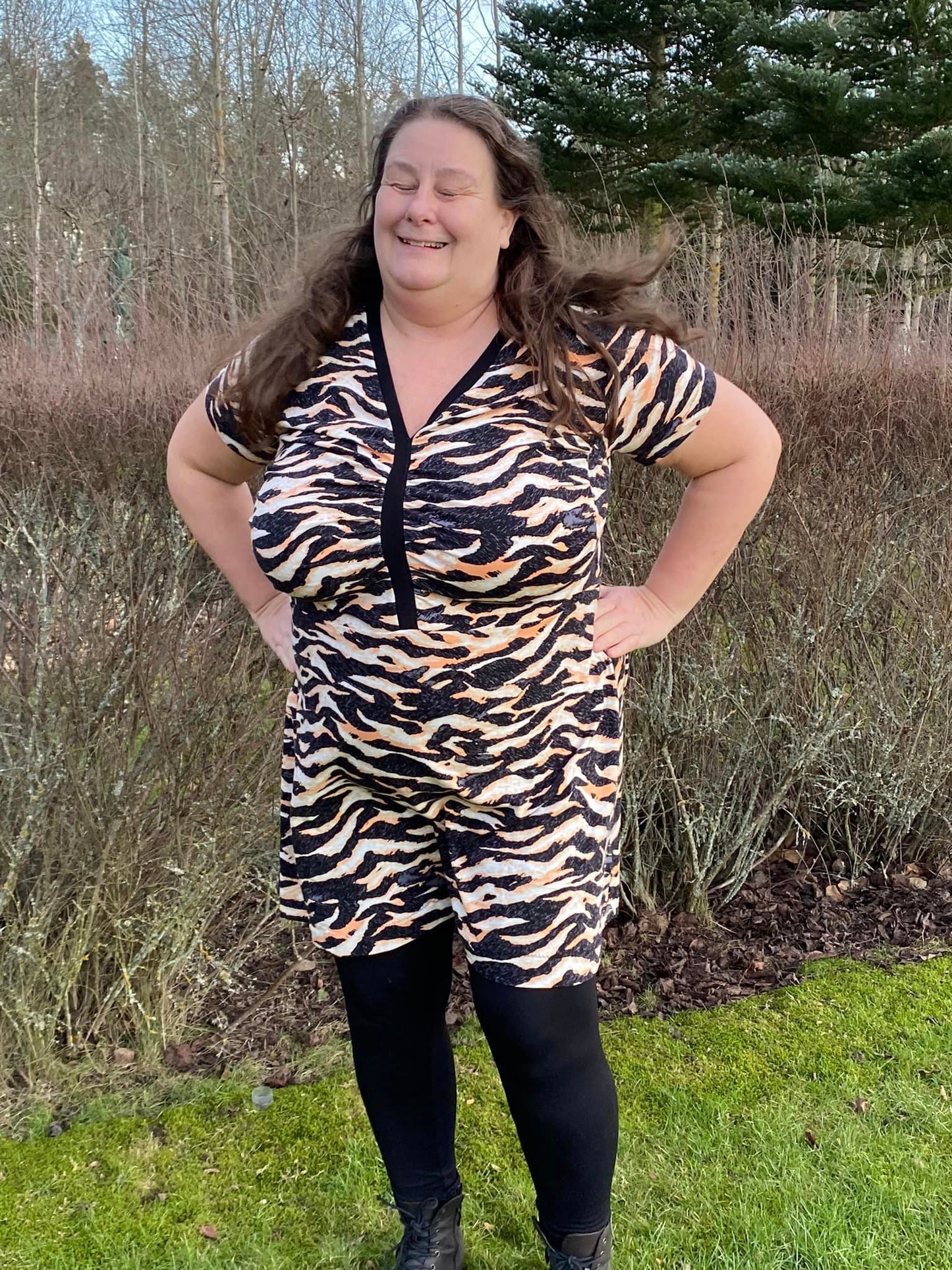 Zip it Up Strl 34-56 Pappersmönster