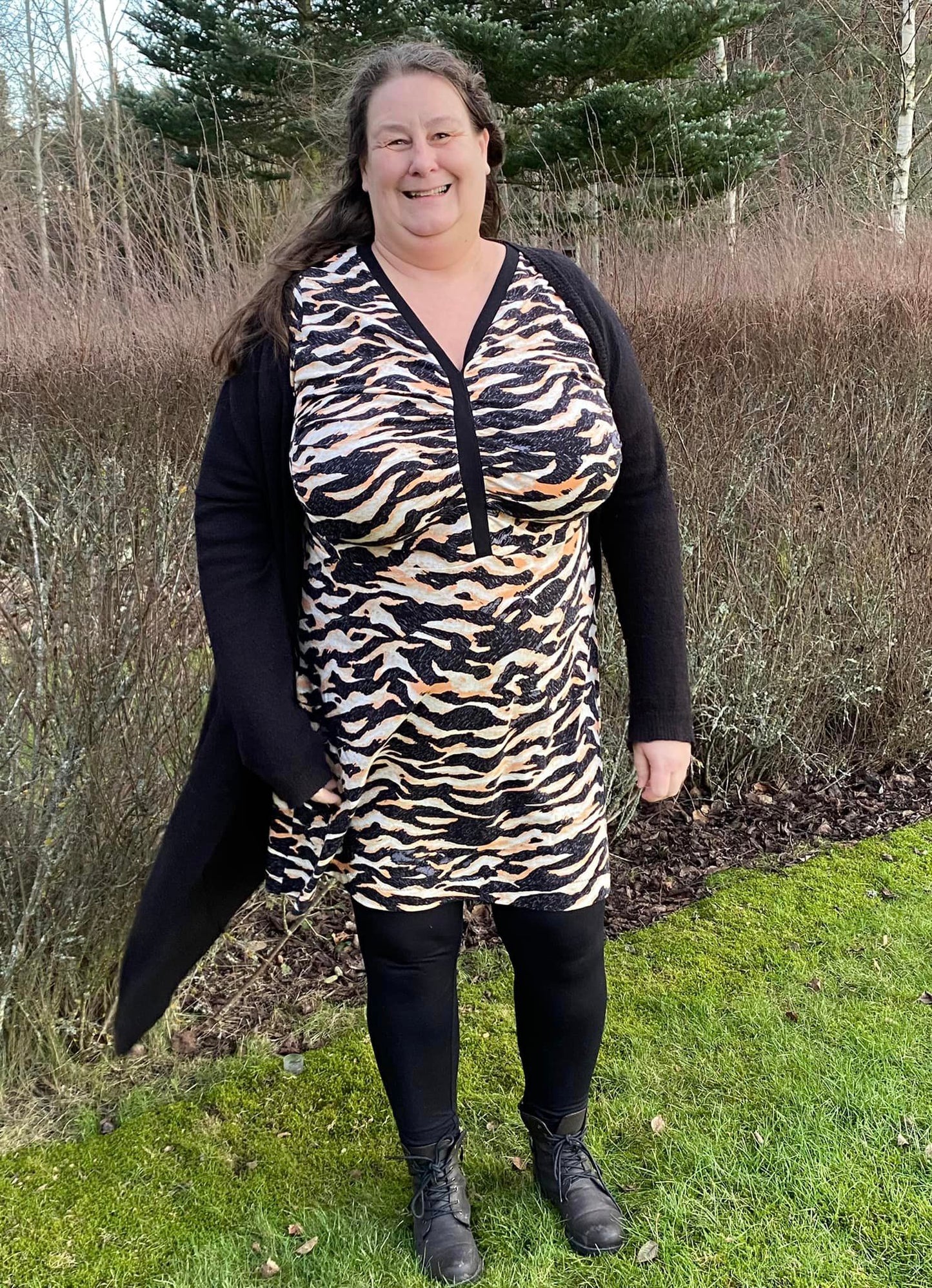 Zip it Up Strl 34-56 Pappersmönster