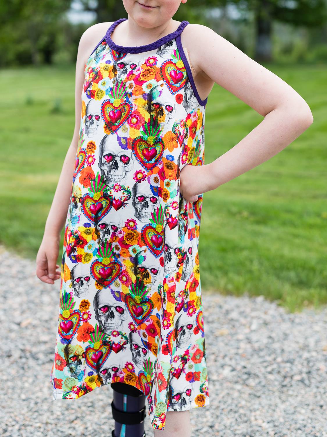 Barely Boho Strl 68-170 PDF-mönster