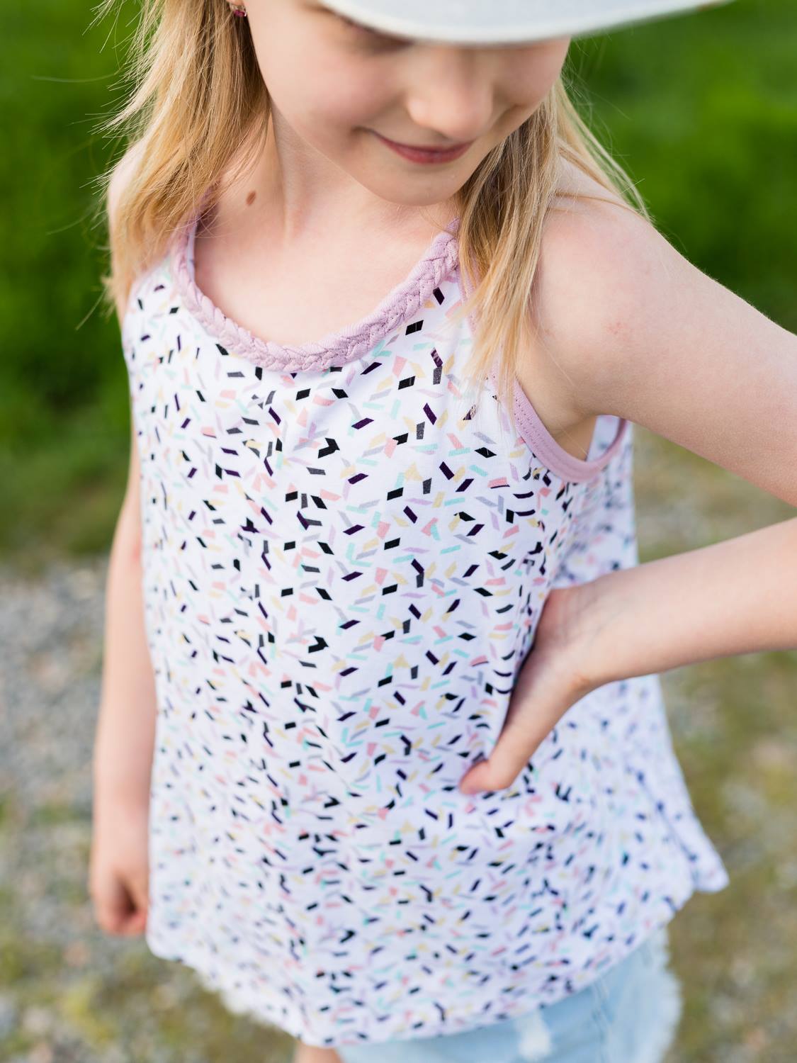 Barely Boho Strl 68-170 PDF-mönster