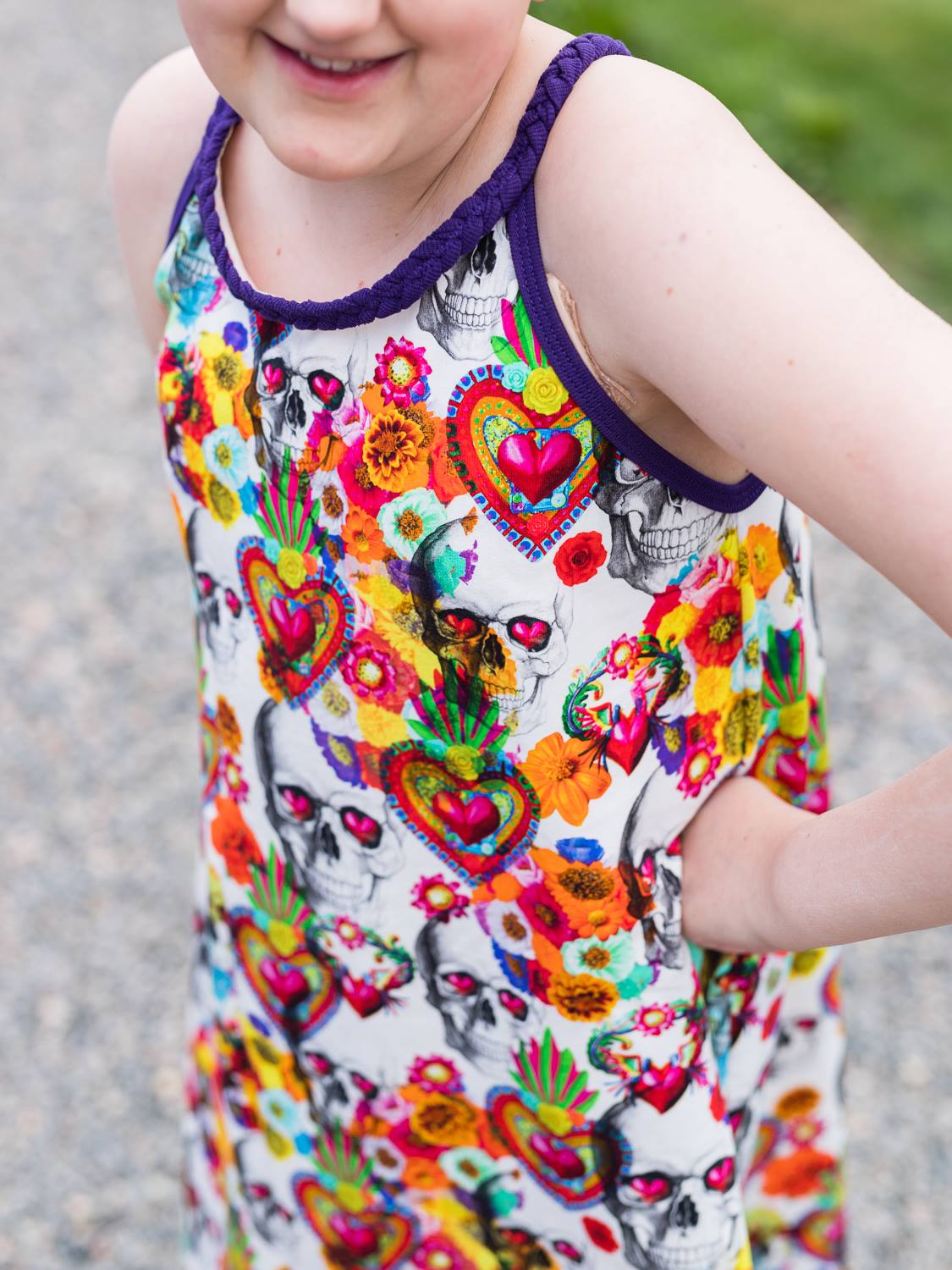 Barely Boho Strl 68-170 PDF-mönster