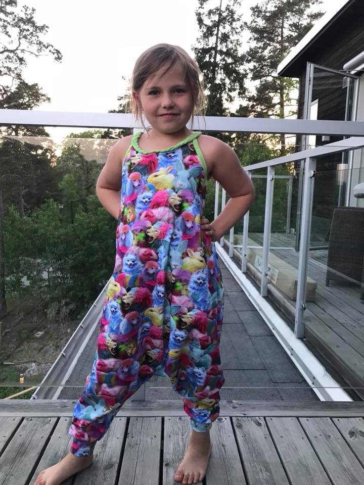 Barely Boho Strl 68-170 PDF-mönster