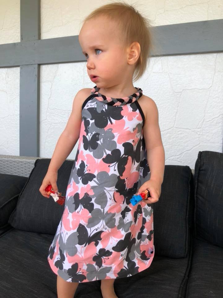 Barely Boho Strl 68-170 PDF-mönster