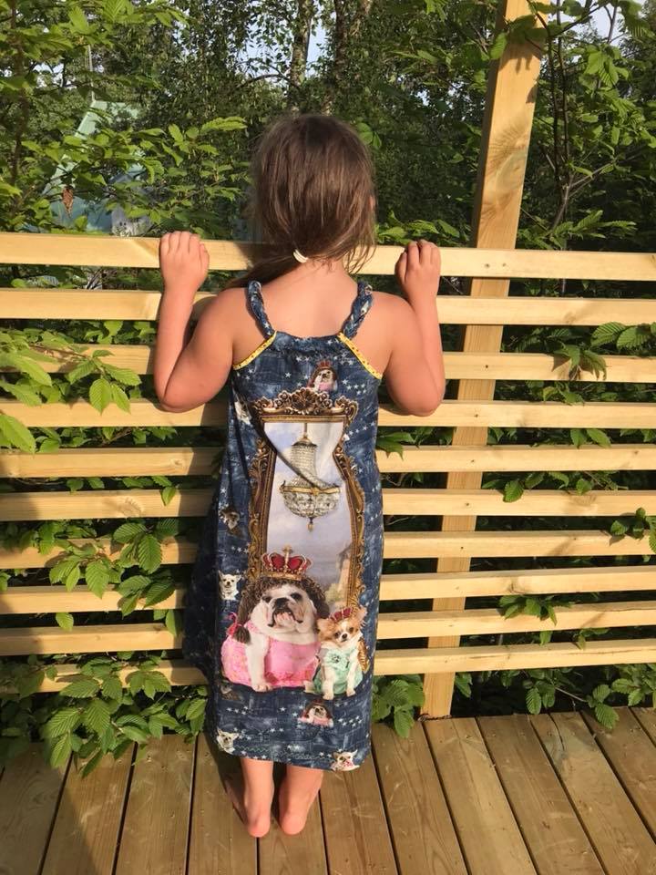 Barely Boho Strl 68-170 PDF-mönster