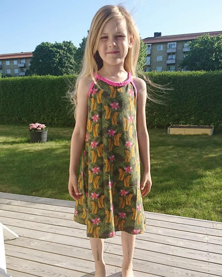 Barely Boho Strl 68-170 PDF-mönster