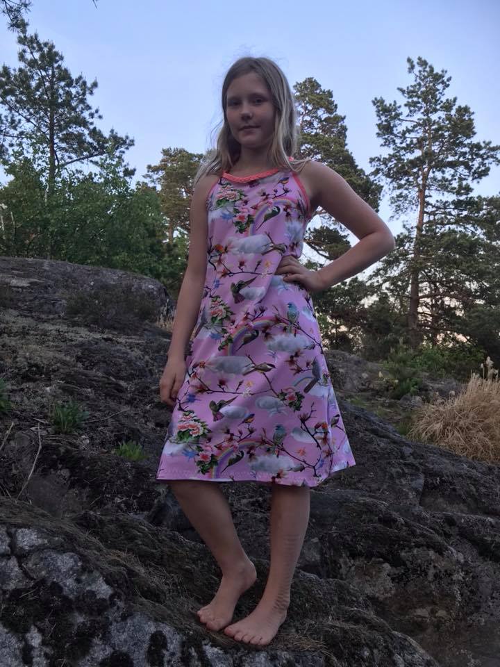 Barely Boho Strl 68-170 PDF-mönster